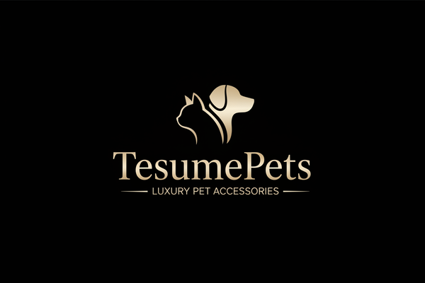 Logo TesumePets - Fondo Negro