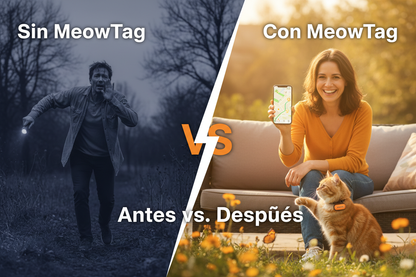 MeowTag - Antes vs Después